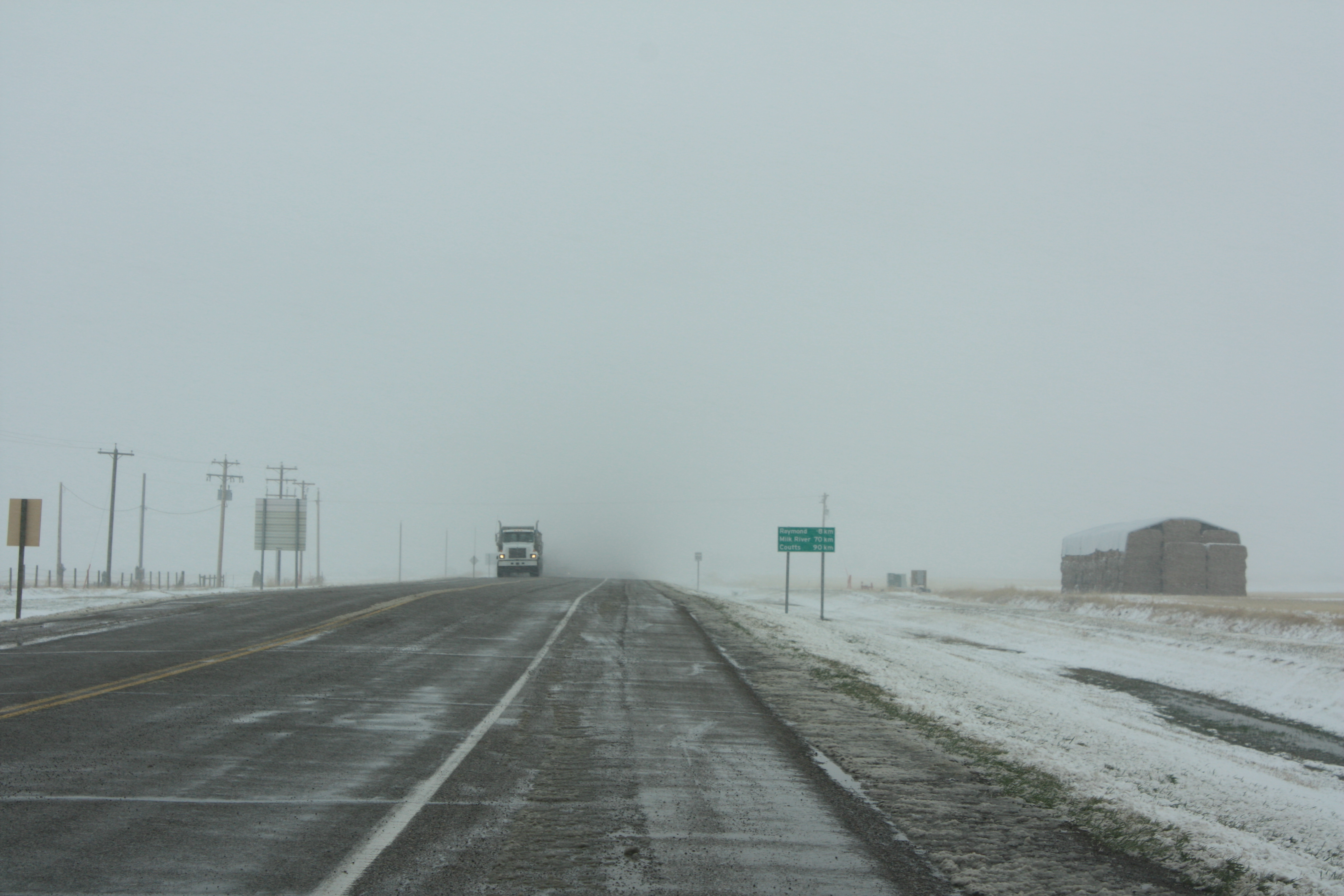 Road near Raymond