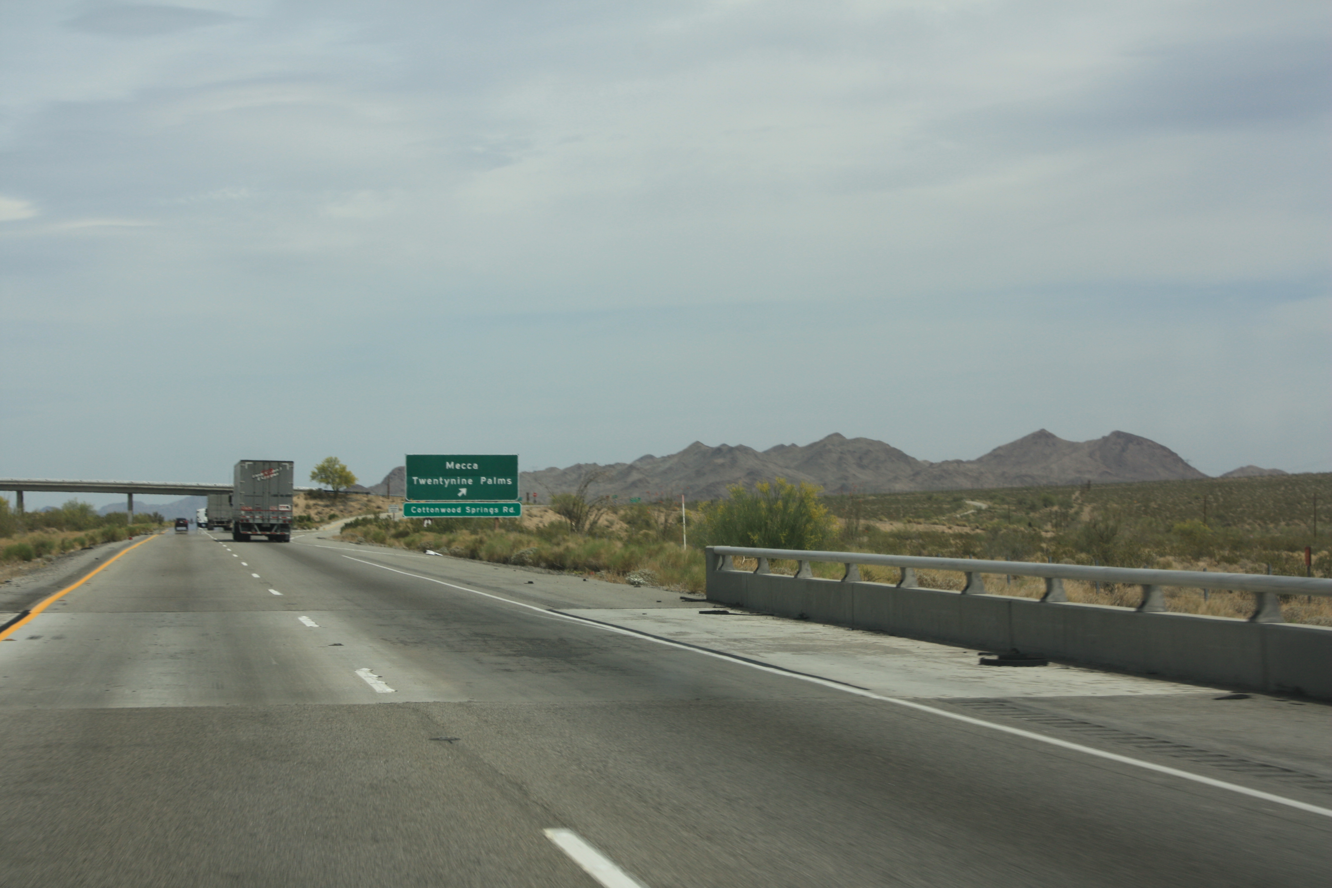 Exit to Mecca, California